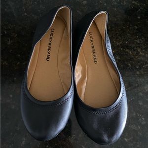 Lucky Brand Black Ballet Flats 6.5